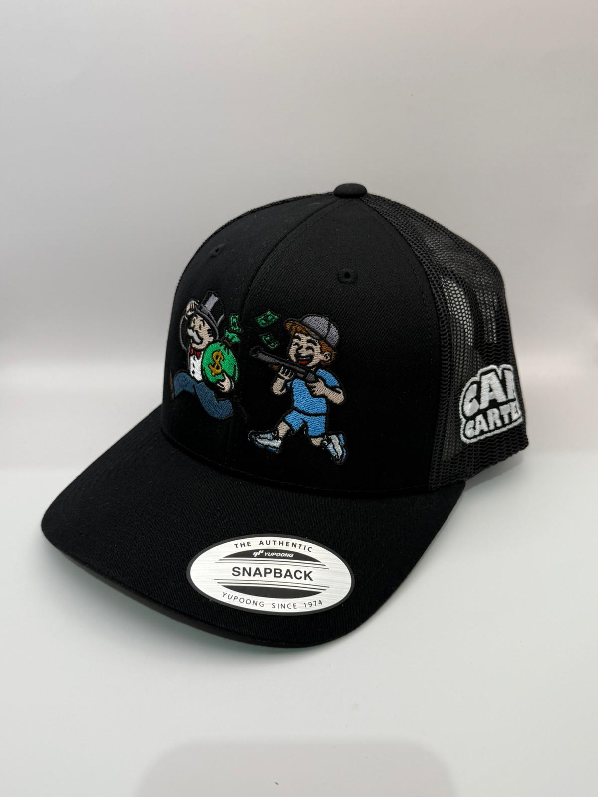 Cap Cartel Bank Robber Cap - Black